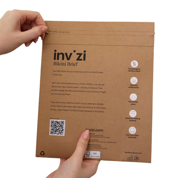 Invizi Inkontinenz Unterwäsche für Damen - Bikini-Slip