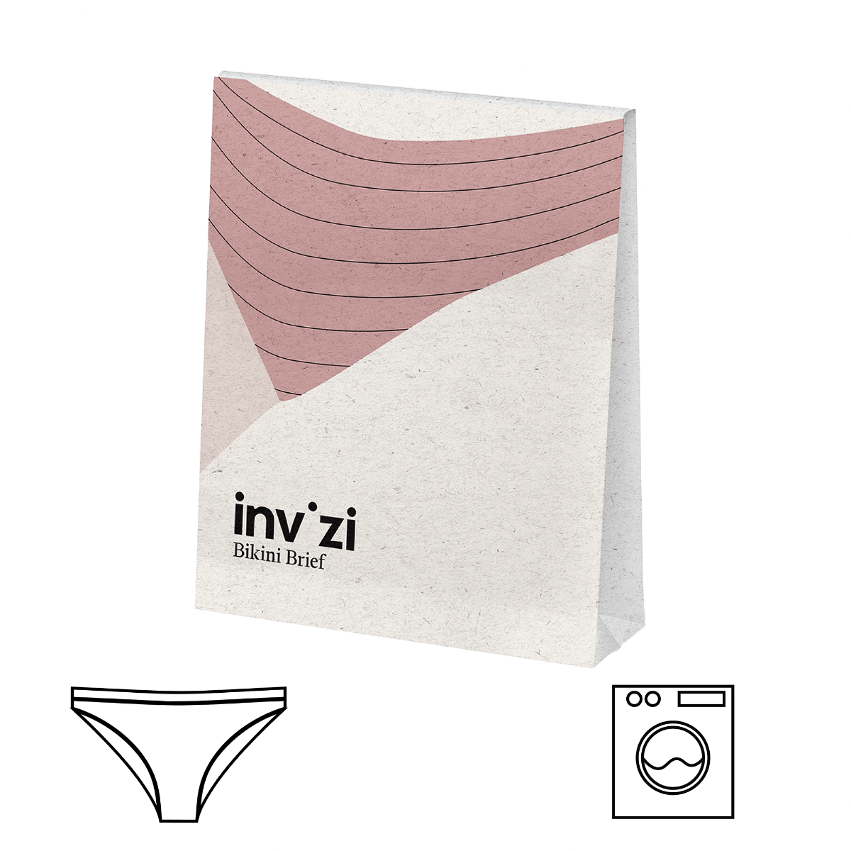Invizi Braguita lavable tipo bikini