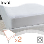 Invizi Lenzuolo impermeabile - Confezione da due