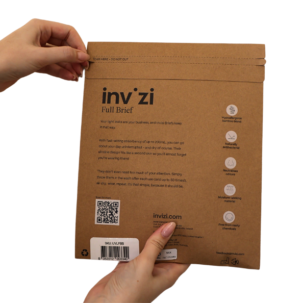 Slip assorbenti lavabili femminili
